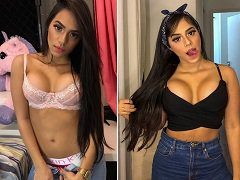 Mirella e Mariely Santos Pelada as Gêmeas Lacração Rebolando Gostoso