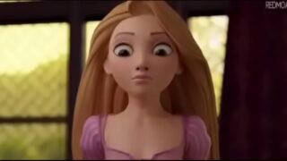 Porno Tufos Rapunzel transando pela primeira vez na Disney