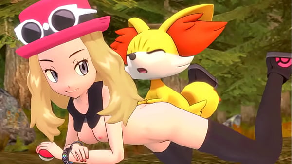 Hq de sexo Fennekin recebe uma recompensa picante