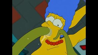 Hentai em ultra HD de sexo Fodendo a Marge Simpson