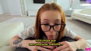 Furando a Bucetona da Irmã Caçula – Bratty Sis Legendado