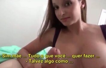 Buceta Cremosa Sentando no Filho Gangbang Madrasto e Filha